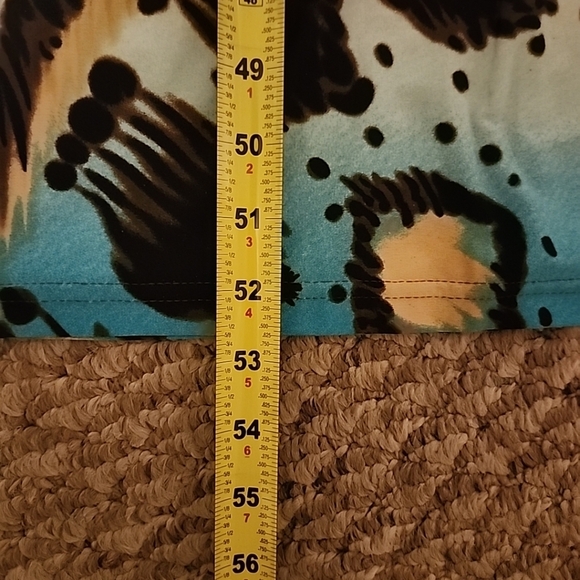 Kathy Roberts Maxi Dress 12  Stretch Knit Beaded Gathered  Sleeveless Boho - Picture 6 of 6